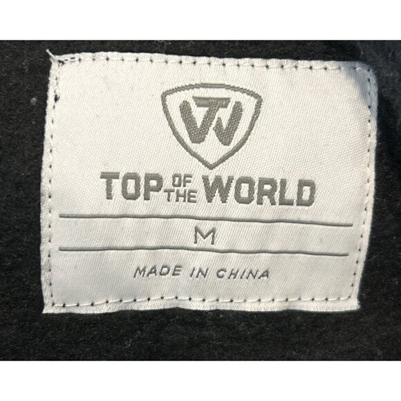 Top of the World Women's Army Logo Hooded Sweatshirt Black Gray Size M NWT - Picture 4 of 7